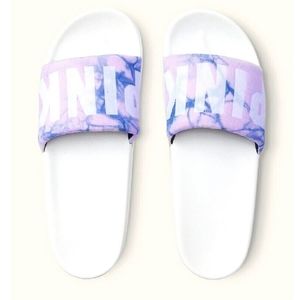 VS Pink Seamless Slides Sz S 5/6 NWT Purple & Pink Tie Dye